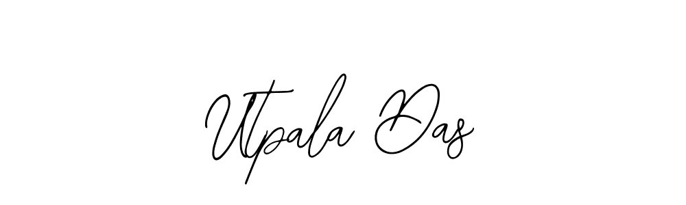 This is the best signature style for the Utpala Das name. Also you like these signature font (Bearetta-2O07w). Mix name signature. Utpala Das signature style 12 images and pictures png