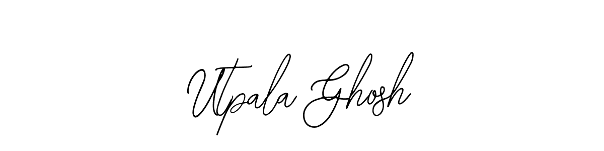 The best way (Bearetta-2O07w) to make a short signature is to pick only two or three words in your name. The name Utpala Ghosh include a total of six letters. For converting this name. Utpala Ghosh signature style 12 images and pictures png