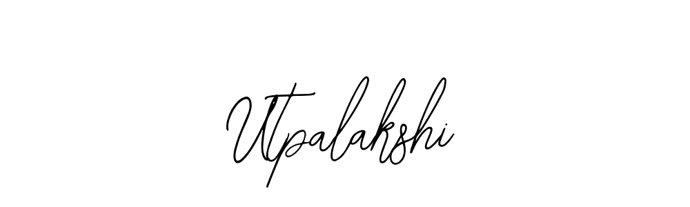Use a signature maker to create a handwritten signature online. With this signature software, you can design (Bearetta-2O07w) your own signature for name Utpalakshi. Utpalakshi signature style 12 images and pictures png