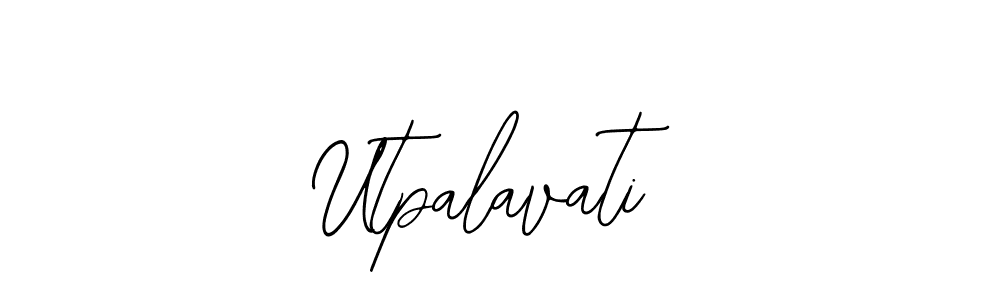 This is the best signature style for the Utpalavati name. Also you like these signature font (Bearetta-2O07w). Mix name signature. Utpalavati signature style 12 images and pictures png