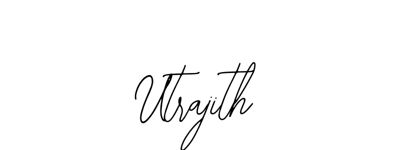 You should practise on your own different ways (Bearetta-2O07w) to write your name (Utrajith) in signature. don't let someone else do it for you. Utrajith signature style 12 images and pictures png