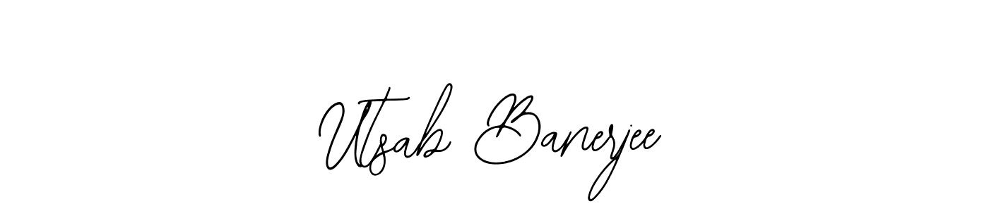 if you are searching for the best signature style for your name Utsab Banerjee. so please give up your signature search. here we have designed multiple signature styles  using Bearetta-2O07w. Utsab Banerjee signature style 12 images and pictures png