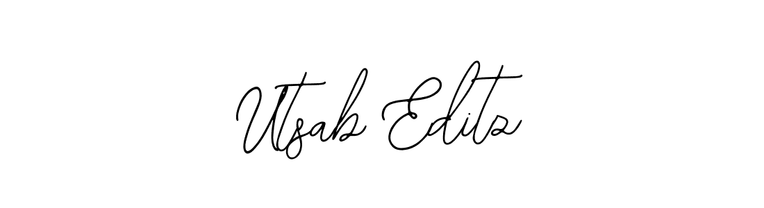 Similarly Bearetta-2O07w is the best handwritten signature design. Signature creator online .You can use it as an online autograph creator for name Utsab Editz. Utsab Editz signature style 12 images and pictures png
