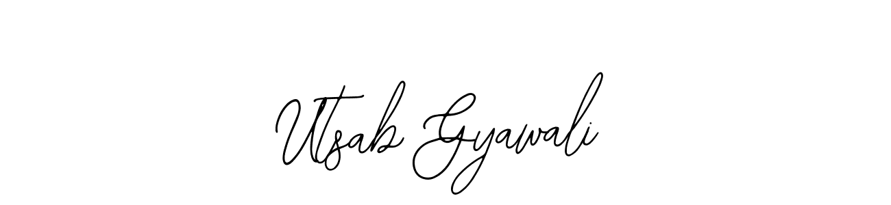 Make a beautiful signature design for name Utsab Gyawali. Use this online signature maker to create a handwritten signature for free. Utsab Gyawali signature style 12 images and pictures png