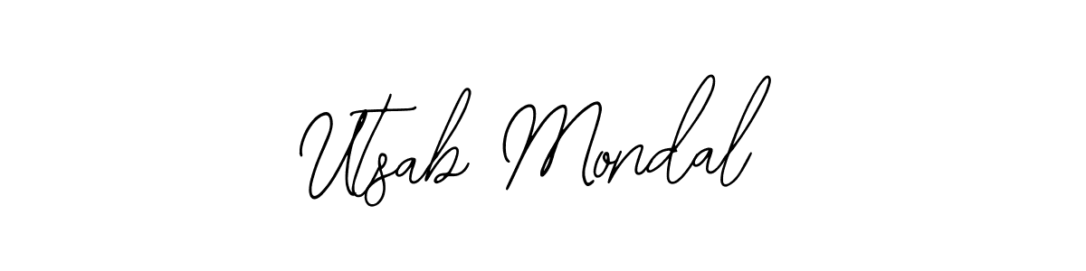 Make a beautiful signature design for name Utsab Mondal. Use this online signature maker to create a handwritten signature for free. Utsab Mondal signature style 12 images and pictures png