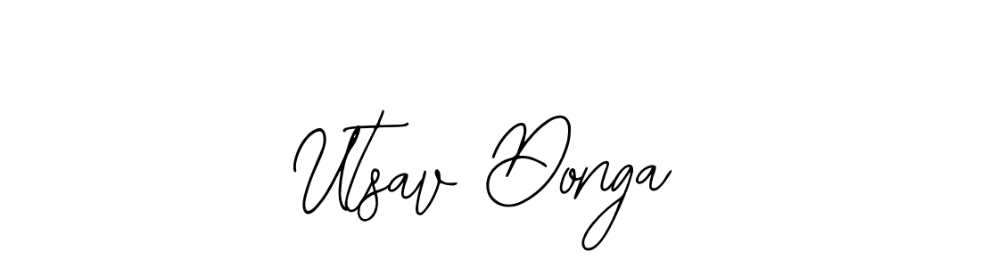 Also You can easily find your signature by using the search form. We will create Utsav Donga name handwritten signature images for you free of cost using Bearetta-2O07w sign style. Utsav Donga signature style 12 images and pictures png
