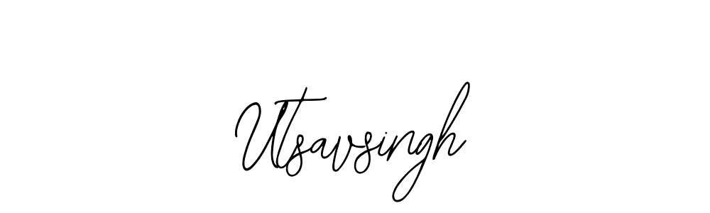Make a beautiful signature design for name Utsavsingh. With this signature (Bearetta-2O07w) style, you can create a handwritten signature for free. Utsavsingh signature style 12 images and pictures png