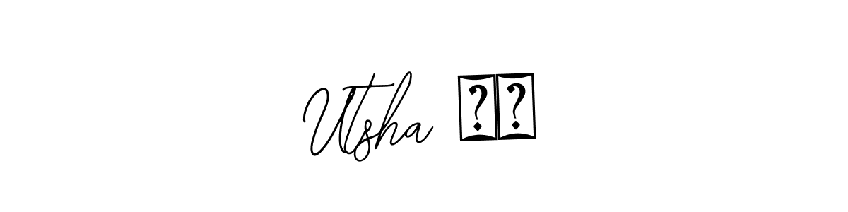 How to make Utsha ❤️ signature? Bearetta-2O07w is a professional autograph style. Create handwritten signature for Utsha ❤️ name. Utsha ❤️ signature style 12 images and pictures png