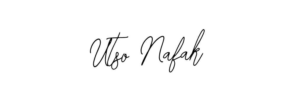 Utso Nafak stylish signature style. Best Handwritten Sign (Bearetta-2O07w) for my name. Handwritten Signature Collection Ideas for my name Utso Nafak. Utso Nafak signature style 12 images and pictures png