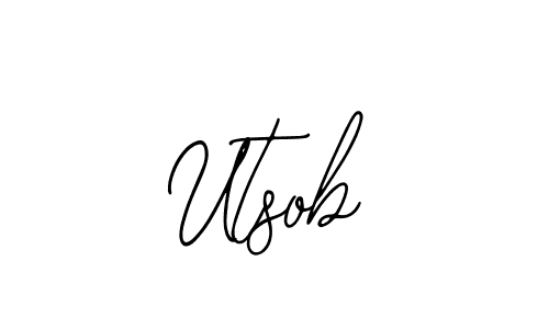 Make a beautiful signature design for name Utsob. With this signature (Bearetta-2O07w) style, you can create a handwritten signature for free. Utsob signature style 12 images and pictures png