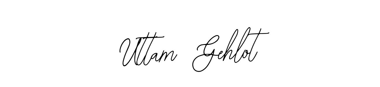 Make a beautiful signature design for name Uttam  Gehlot. Use this online signature maker to create a handwritten signature for free. Uttam  Gehlot signature style 12 images and pictures png