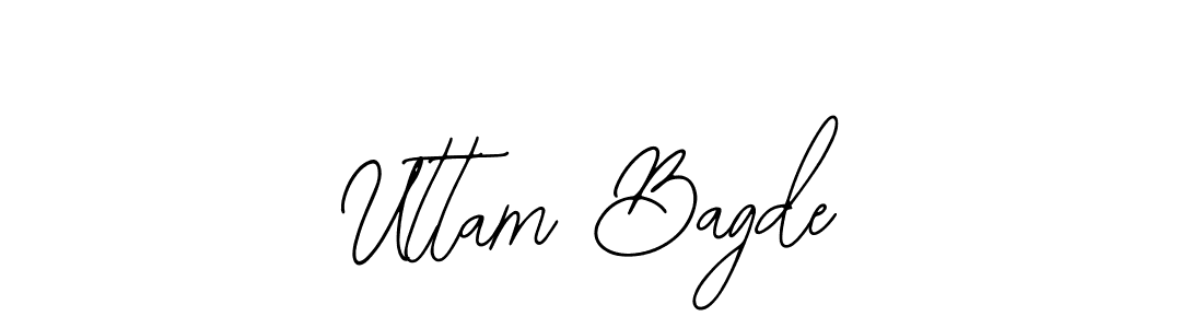 Make a beautiful signature design for name Uttam Bagde. Use this online signature maker to create a handwritten signature for free. Uttam Bagde signature style 12 images and pictures png
