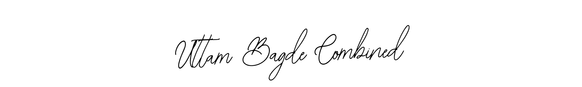 The best way (Bearetta-2O07w) to make a short signature is to pick only two or three words in your name. The name Uttam Bagde Combined include a total of six letters. For converting this name. Uttam Bagde Combined signature style 12 images and pictures png