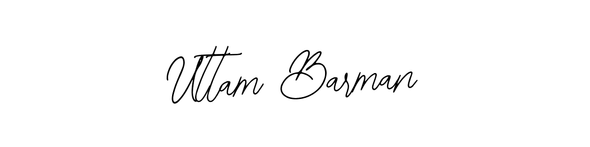 if you are searching for the best signature style for your name Uttam Barman. so please give up your signature search. here we have designed multiple signature styles  using Bearetta-2O07w. Uttam Barman signature style 12 images and pictures png