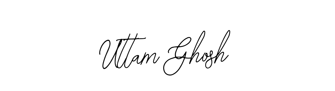 You should practise on your own different ways (Bearetta-2O07w) to write your name (Uttam Ghosh) in signature. don't let someone else do it for you. Uttam Ghosh signature style 12 images and pictures png