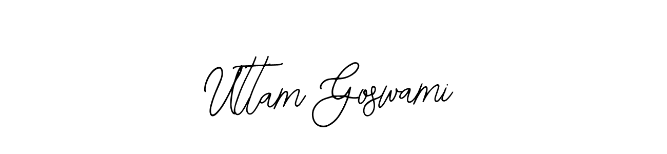 if you are searching for the best signature style for your name Uttam Goswami. so please give up your signature search. here we have designed multiple signature styles  using Bearetta-2O07w. Uttam Goswami signature style 12 images and pictures png