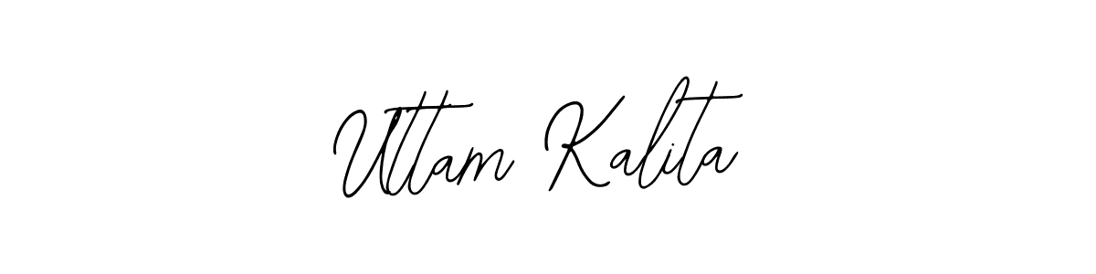 You should practise on your own different ways (Bearetta-2O07w) to write your name (Uttam Kalita) in signature. don't let someone else do it for you. Uttam Kalita signature style 12 images and pictures png
