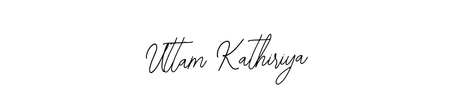 Make a beautiful signature design for name Uttam Kathiriya. With this signature (Bearetta-2O07w) style, you can create a handwritten signature for free. Uttam Kathiriya signature style 12 images and pictures png