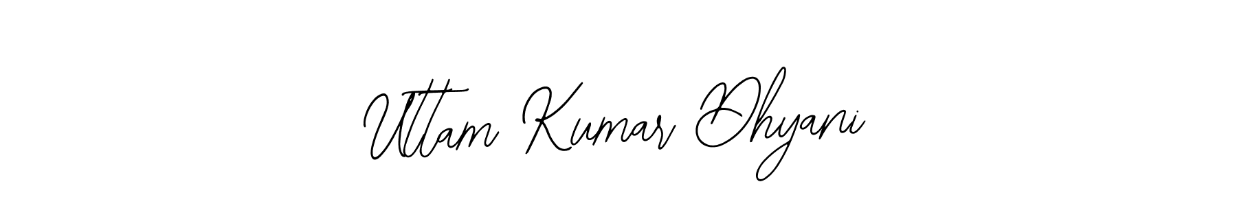 The best way (Bearetta-2O07w) to make a short signature is to pick only two or three words in your name. The name Uttam Kumar Dhyani include a total of six letters. For converting this name. Uttam Kumar Dhyani signature style 12 images and pictures png
