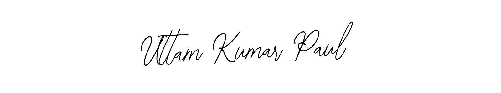 You should practise on your own different ways (Bearetta-2O07w) to write your name (Uttam Kumar Paul) in signature. don't let someone else do it for you. Uttam Kumar Paul signature style 12 images and pictures png