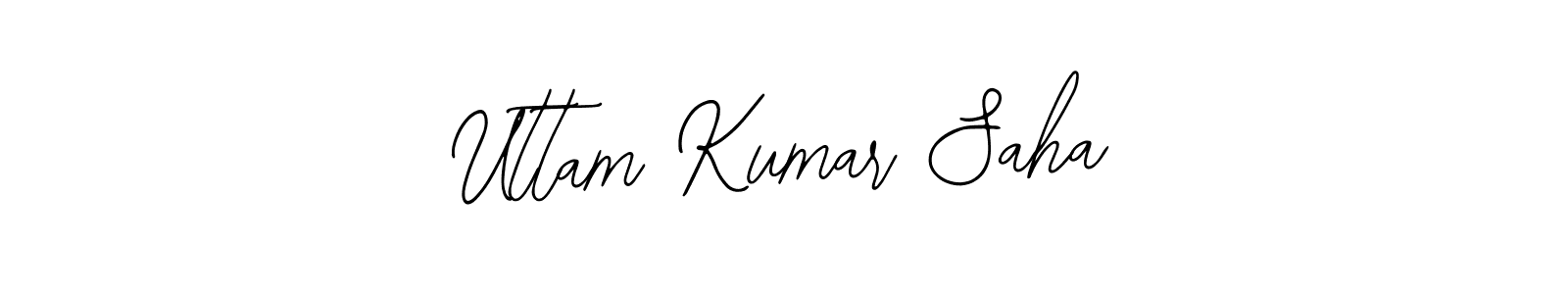 This is the best signature style for the Uttam Kumar Saha name. Also you like these signature font (Bearetta-2O07w). Mix name signature. Uttam Kumar Saha signature style 12 images and pictures png