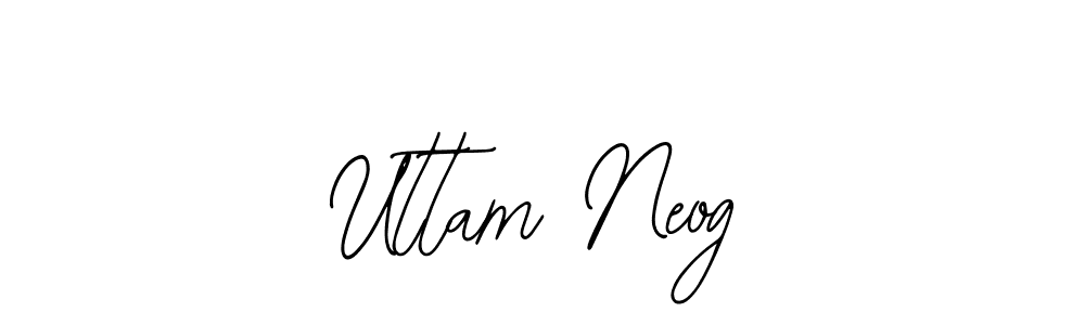 How to make Uttam Neog name signature. Use Bearetta-2O07w style for creating short signs online. This is the latest handwritten sign. Uttam Neog signature style 12 images and pictures png