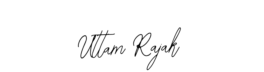 if you are searching for the best signature style for your name Uttam Rajak. so please give up your signature search. here we have designed multiple signature styles  using Bearetta-2O07w. Uttam Rajak signature style 12 images and pictures png