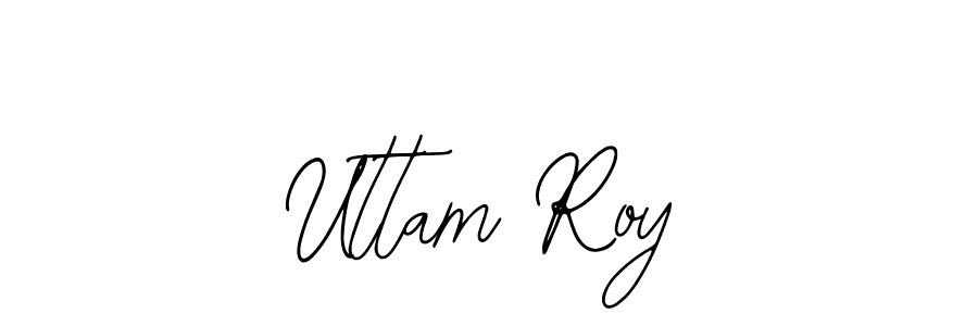 The best way (Bearetta-2O07w) to make a short signature is to pick only two or three words in your name. The name Uttam Roy include a total of six letters. For converting this name. Uttam Roy signature style 12 images and pictures png