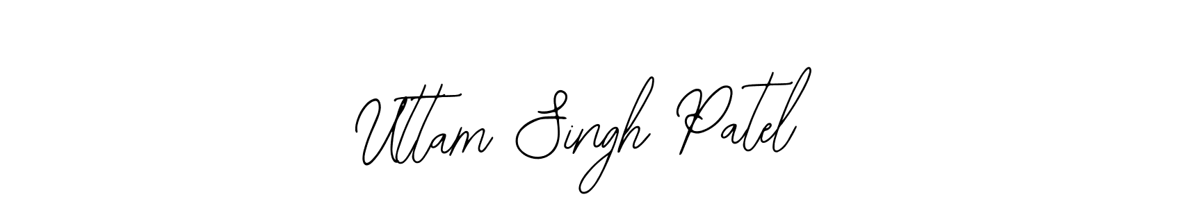 Bearetta-2O07w is a professional signature style that is perfect for those who want to add a touch of class to their signature. It is also a great choice for those who want to make their signature more unique. Get Uttam Singh Patel name to fancy signature for free. Uttam Singh Patel signature style 12 images and pictures png