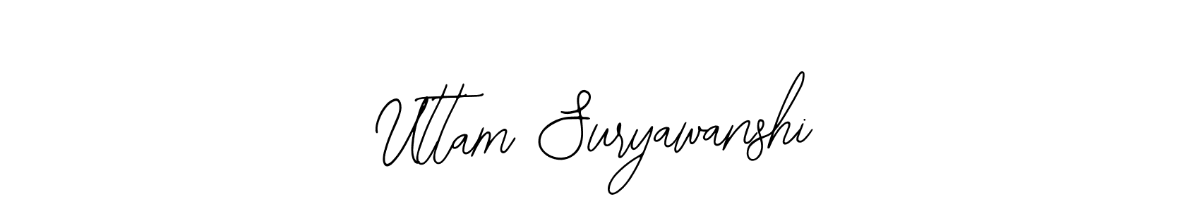 if you are searching for the best signature style for your name Uttam Suryawanshi. so please give up your signature search. here we have designed multiple signature styles  using Bearetta-2O07w. Uttam Suryawanshi signature style 12 images and pictures png