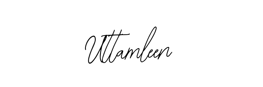 Also You can easily find your signature by using the search form. We will create Uttamleen name handwritten signature images for you free of cost using Bearetta-2O07w sign style. Uttamleen signature style 12 images and pictures png