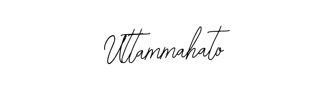 if you are searching for the best signature style for your name Uttammahato. so please give up your signature search. here we have designed multiple signature styles  using Bearetta-2O07w. Uttammahato signature style 12 images and pictures png