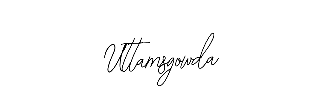 Also we have Uttamsgowda name is the best signature style. Create professional handwritten signature collection using Bearetta-2O07w autograph style. Uttamsgowda signature style 12 images and pictures png