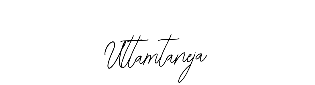 The best way (Bearetta-2O07w) to make a short signature is to pick only two or three words in your name. The name Uttamtaneja include a total of six letters. For converting this name. Uttamtaneja signature style 12 images and pictures png