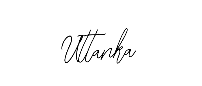 How to make Uttanka signature? Bearetta-2O07w is a professional autograph style. Create handwritten signature for Uttanka name. Uttanka signature style 12 images and pictures png