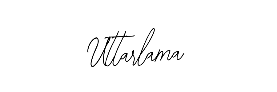 You should practise on your own different ways (Bearetta-2O07w) to write your name (Uttarlama) in signature. don't let someone else do it for you. Uttarlama signature style 12 images and pictures png