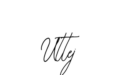if you are searching for the best signature style for your name Uttej. so please give up your signature search. here we have designed multiple signature styles  using Bearetta-2O07w. Uttej signature style 12 images and pictures png