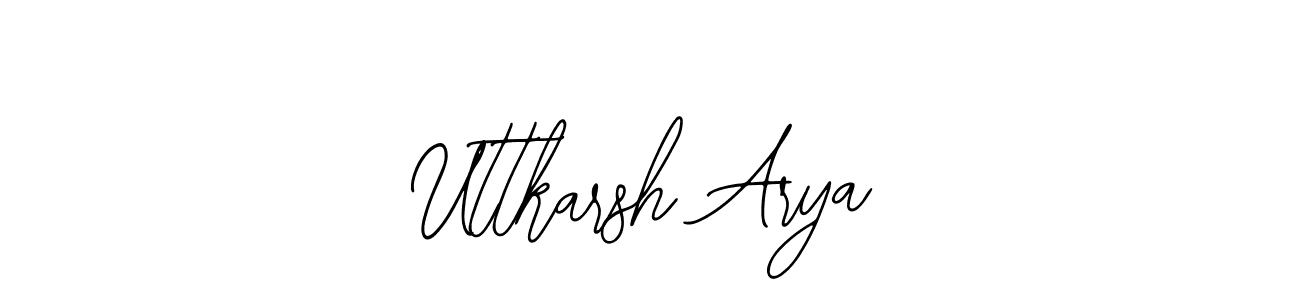 Uttkarsh Arya stylish signature style. Best Handwritten Sign (Bearetta-2O07w) for my name. Handwritten Signature Collection Ideas for my name Uttkarsh Arya. Uttkarsh Arya signature style 12 images and pictures png