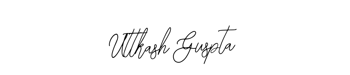 if you are searching for the best signature style for your name Uttkash Guspta. so please give up your signature search. here we have designed multiple signature styles  using Bearetta-2O07w. Uttkash Guspta signature style 12 images and pictures png