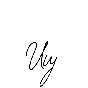 How to make Uuj name signature. Use Bearetta-2O07w style for creating short signs online. This is the latest handwritten sign. Uuj signature style 12 images and pictures png