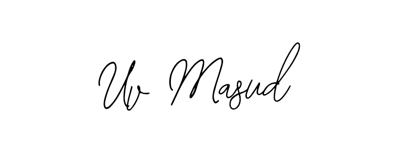 How to make Uv Masud signature? Bearetta-2O07w is a professional autograph style. Create handwritten signature for Uv Masud name. Uv Masud signature style 12 images and pictures png