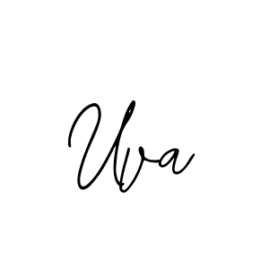 The best way (Bearetta-2O07w) to make a short signature is to pick only two or three words in your name. The name Uva include a total of six letters. For converting this name. Uva signature style 12 images and pictures png