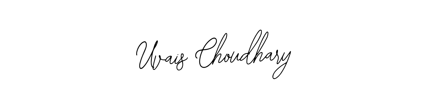 Use a signature maker to create a handwritten signature online. With this signature software, you can design (Bearetta-2O07w) your own signature for name Uvais Choudhary. Uvais Choudhary signature style 12 images and pictures png