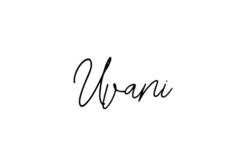 Similarly Bearetta-2O07w is the best handwritten signature design. Signature creator online .You can use it as an online autograph creator for name Uvani. Uvani signature style 12 images and pictures png