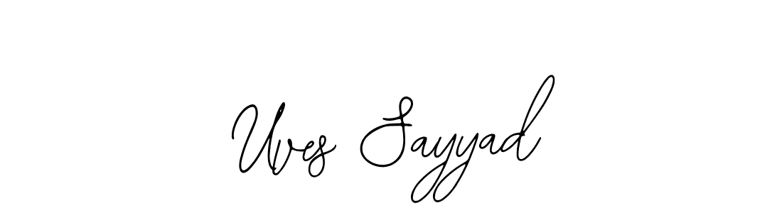 How to Draw Uves Sayyad signature style? Bearetta-2O07w is a latest design signature styles for name Uves Sayyad. Uves Sayyad signature style 12 images and pictures png