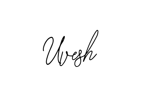 Also we have Uvesh name is the best signature style. Create professional handwritten signature collection using Bearetta-2O07w autograph style. Uvesh signature style 12 images and pictures png