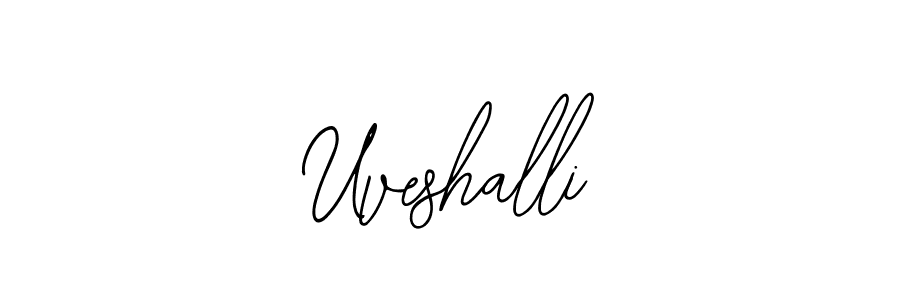 How to Draw Uveshalli signature style? Bearetta-2O07w is a latest design signature styles for name Uveshalli. Uveshalli signature style 12 images and pictures png