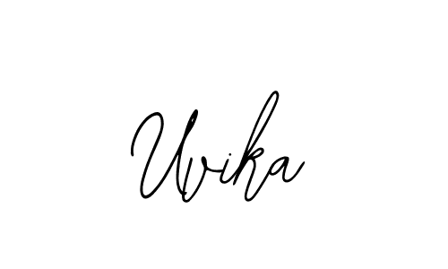 Also You can easily find your signature by using the search form. We will create Uvika name handwritten signature images for you free of cost using Bearetta-2O07w sign style. Uvika signature style 12 images and pictures png