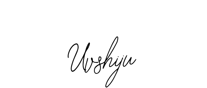 How to make Uvshiju signature? Bearetta-2O07w is a professional autograph style. Create handwritten signature for Uvshiju name. Uvshiju signature style 12 images and pictures png