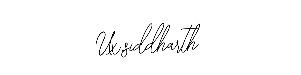 Similarly Bearetta-2O07w is the best handwritten signature design. Signature creator online .You can use it as an online autograph creator for name Ux.siddharth. Ux.siddharth signature style 12 images and pictures png